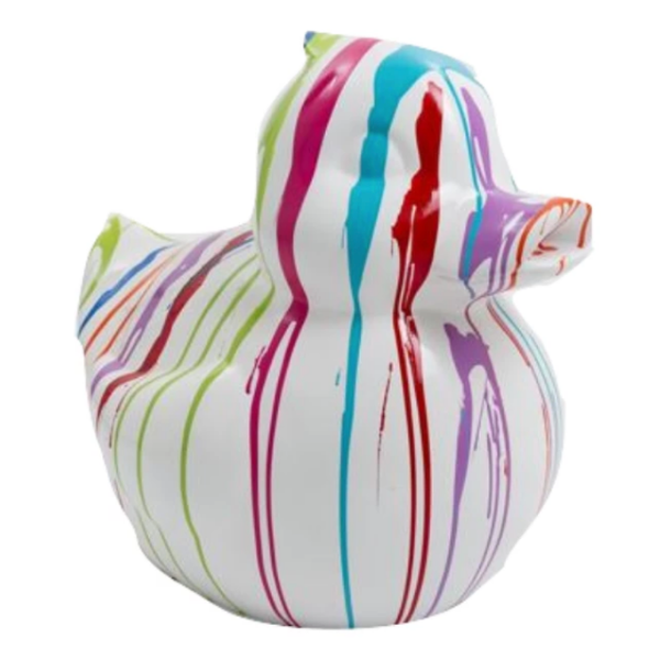 Sculpture Canard en Résine 65 cm Multicolore – ZooFactory