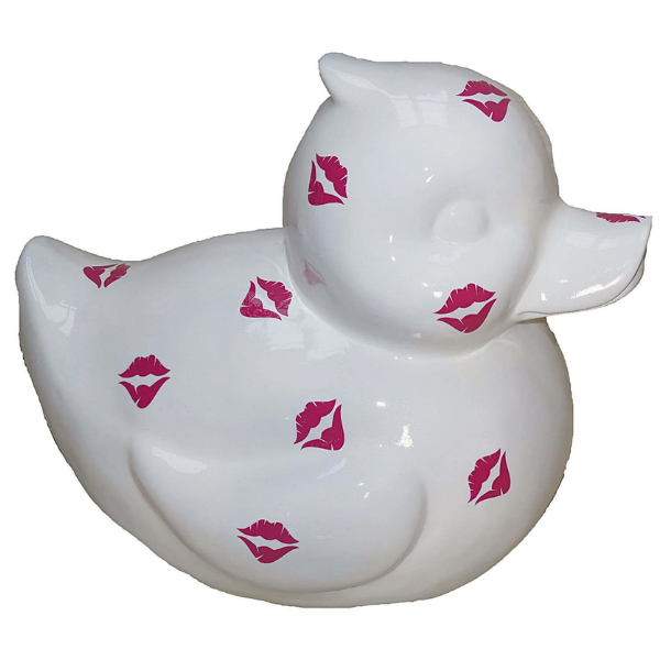 Sculpture Canard Multicolore 65 cm en Résine – ZooFactory