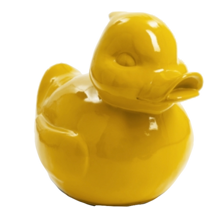 StatueCanard en Résine 65 cm Jaune – ZooFactory