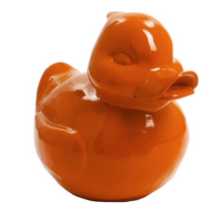 StatueCanard en Résine 65 cm Orange – ZooFactory
