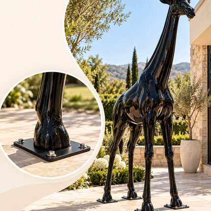Platines de Fixation en Acier pour Statue Resine – ZooFactory