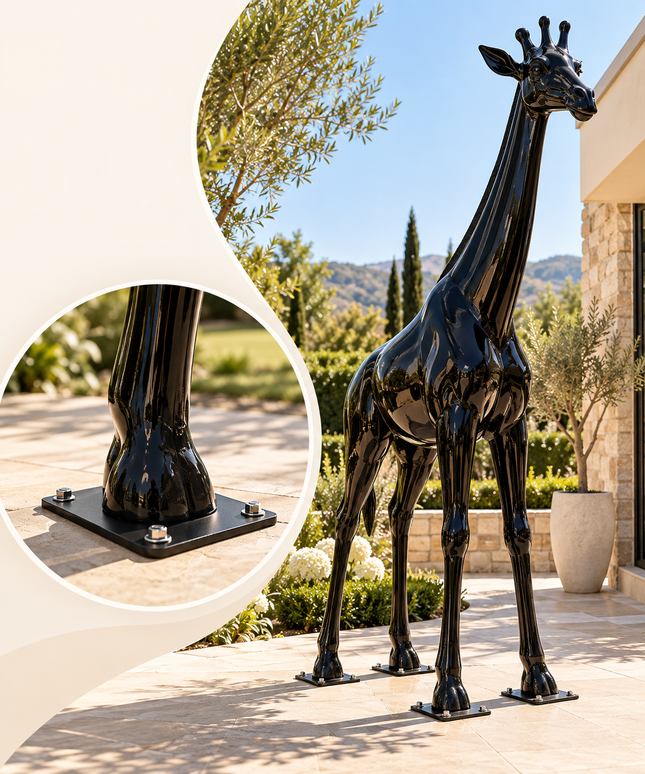 Platines de Fixation en Acier pour Statue Resine – ZooFactory