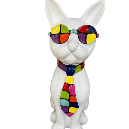 StatueChat 60 cm en Résine Multicolore – ZooFactory