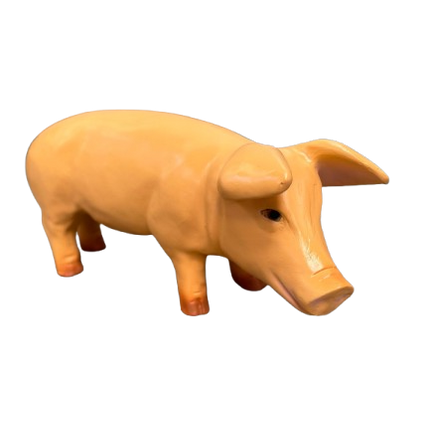 StatueCochon XXL en Résine 100 cm Nature – ZooFactory
