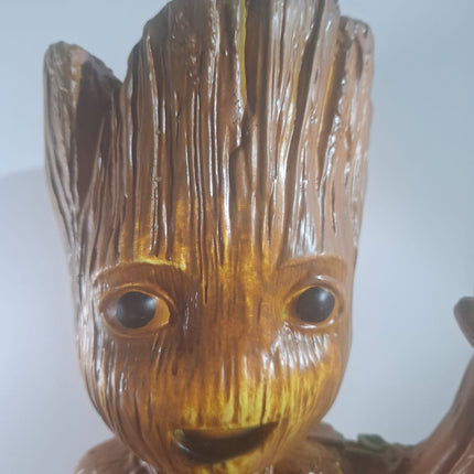 Œuvre d'Art - GROOT ADO (4/6) - Brun bois & doré - 58 cm