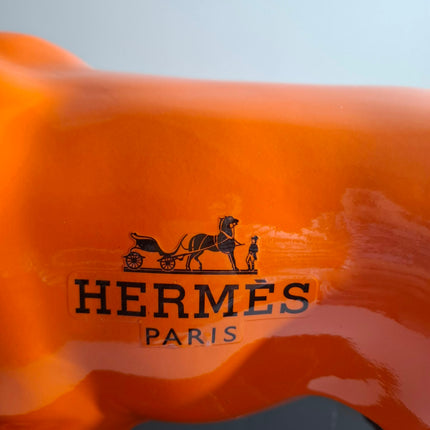 Œuvre d'Art - BOULEDOG HERMES (5/8)  Orange  40 cm