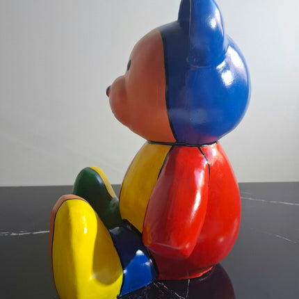 Œuvre d'Art - OURSON PUZZLE (2/6)  multi color  35 cm