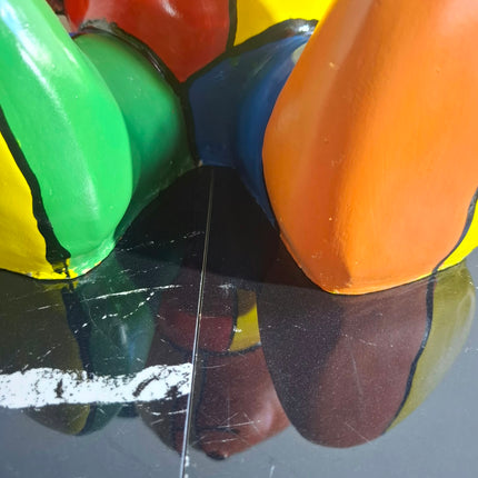Œuvre d'Art - OURSON PUZZLE (2/6)  multi color  35 cm