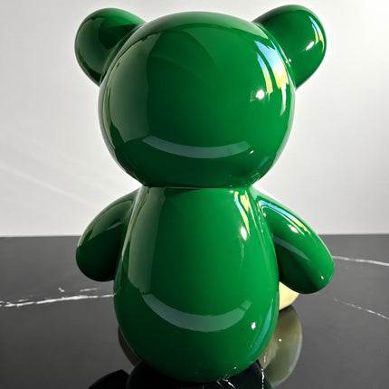 Œuvre d'Art - OURSON ROLEX (3/6)  vert 35cm