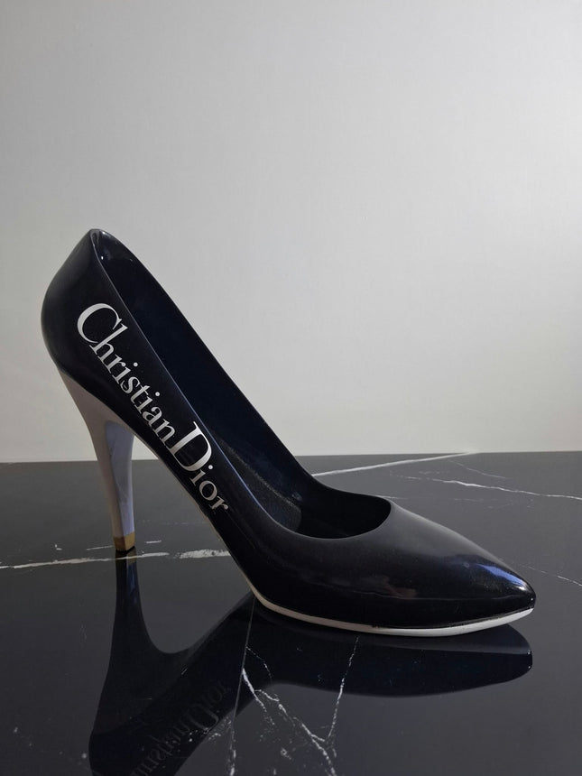 Œuvre d'Art - CHAUSSURE DIOR (3/5) - Noir et blanc  - 28 cm