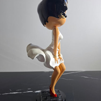 Œuvre d'Art - BETTY BOOP MARILYN (5/7) - Blanc - 38 cm