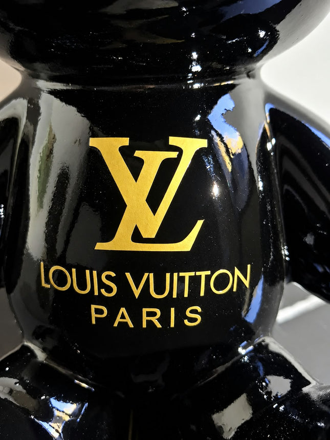 Œuvre d'Art - OURSON LOUIS VUITTON (2/8) - Noir - 35 cm