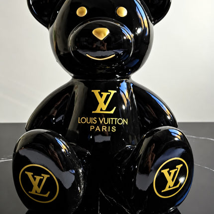 Œuvre d'Art - OURSON LOUIS VUITTON (2/8) - Noir - 35 cm