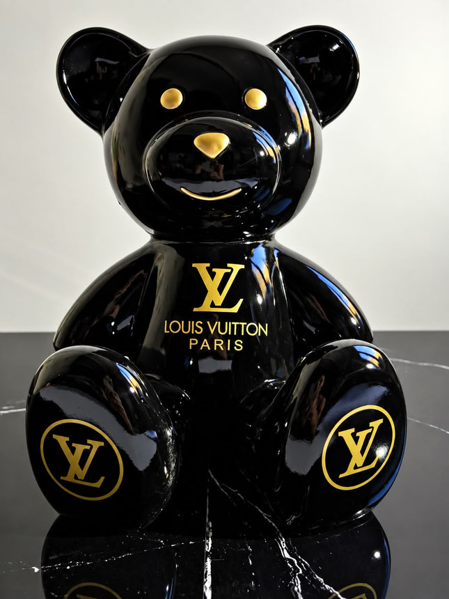 Œuvre d'Art - OURSON LOUIS VUITTON (2/8) - Noir - 35 cm