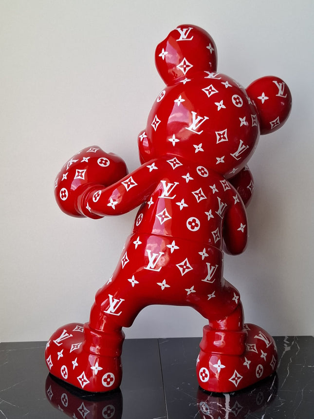 Œuvre d'Art - MICKEY ROUGE SUPREME (4/8)  Rouge  60cm