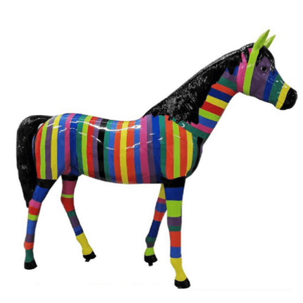 Statue Cheval Animaux Resine - 210cm - Berlingot - ANIMAUX-RESINE.FR